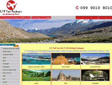 Tablet Screenshot of ltc-tour-packages.com